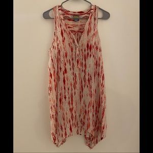 C&C California geometric print tunic tank